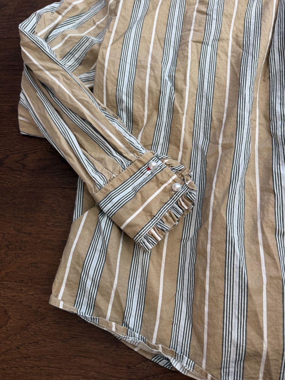 Damson Madder Kylie Ruffle Shirt Size 12 - C11-211 - Picture 14 of 14